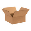 A Picture of product 969-603 Flat Corrugated Boxes.  12" x 12" x 5", 25/Bundle
