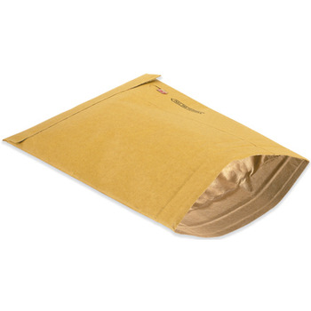 Padded Mailers.  Size #0.  6" x 10" Outside Dimensions.  Kraft Color, 250/Case