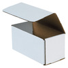 A Picture of product 971-884 Corrugated Mailers.  8" x 4" x 4".  White Color.