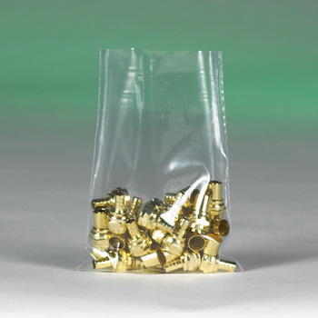 Flat Poly Bags.  3" x 4".  2.00 Mil.  Clear Color.  FDA Compliant.
