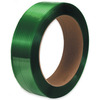 A Picture of product 969-394 Polyester Strapping.  1/2" x 7,200 Feet.  6" Core.  Green Color.