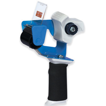 Carton Sealing Tape Dispenser. Holds 2" Cores. Comfort Grip Handle.