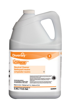 Stride® Citrus Neutral Cleaner. Orange in color with a citrus scent. 1 Gallon bottle. 4/cs.
