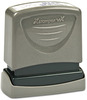 A Picture of product XST-35156 Xstamper® Teacher Stamps, PreInked, Blue, NICE WORK, 1 5/8 x 1/2