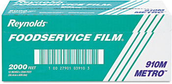 Reynolds Wrap® Metro™ Light-Duty Film with Cutter Box, 12" x 2000ft, Roll