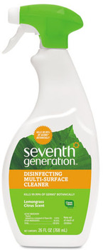 Seventh Generation® Botanical Disinfecting Multisurface Cleaner SprayCleaner, 26oz Spray Bottle, 8/Carton