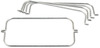 A Picture of product RCP-9T8901 Rubbermaid® Commercial Tri-Wire Waste Bag Holder Kit, For Rubbermaid Commercial Cleaning Carts, Steel