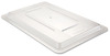 A Picture of product RCP-3302CLE Rubbermaid® Commercial Food/Tote Box Lids, 26w x 18d, Clear