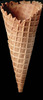 A Picture of product 194-200 Classic Waffle Ice Cream Cone.  Large Size. 192 cones/cs.