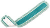 A Picture of product RCP-Q449 Rubbermaid® Commercial HYGEN™ HYGEN™ Dry Dusting Mop HeadsWith Fringe, Green, 48", Microfiber