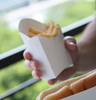 A Picture of product 173-105 French Fry Food Scoop Containers. 3 X 1-15/16 X 4-1/4 in. White. 1000/case.