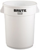 A Picture of product RCP-2632WHI Rubbermaid® Commercial Round Brute® Container. 32 gal. White.