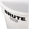 A Picture of product RCP-2632WHI Rubbermaid® Commercial Round Brute® Container. 32 gal. White.