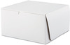 A Picture of product 251-116 Bakery Box.  1-Piece, Tuck Top.  10" x 10" x 5-1/2", 100/Case