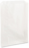 A Picture of product BGC-300422 Bagcraft Papercon® Grease-Resistant Single-Serve Bags,  6 1/2 x 1 x 8, White, 2000/Carton