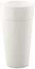 A Picture of product 107-426 Dart® Drink Foam Cups, Hot/Cold, 24oz, White, 25/Bag, 20 Bags/Carton