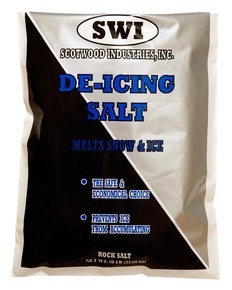 De-Icing Rock Salt. Melts Snow and Ice. 50 lb. Bag. *** 50 Bags/Pallet ***