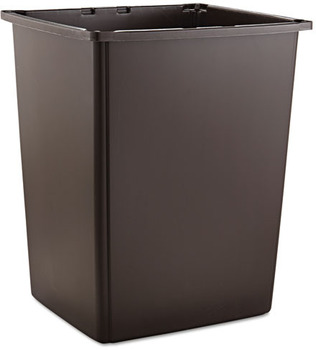 Rubbermaid® Commercial Glutton® Rectangular Container. 56 gal. 23.25 X 20.30 X 29.00 in. Brown.