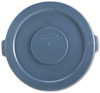 A Picture of product RCP-2631YEL Rubbermaid® Commercial Round Brute® Lid for 32-Gallon Round Brute Containers. Yellow.