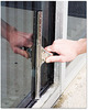A Picture of product UNG-PR45 Unger® Pro Stainless Steel Squeegee, 18" Wide Blade, Black Rubber, Insert Socket
