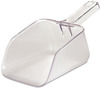 A Picture of product RCP-2884CLE Rubbermaid® Commercial Bouncer® Bar/Utility Scoop, 32oz, Clear