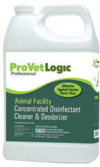ProVetLogic Animal Facility Disinfectant Cleaner & Deodorizer. 1 gal. 4 bottles/case.