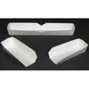 A Picture of product 193-204 SCT® Paperboard Hot Dog Trays. 10 1/4 X 1 1/2 X 1 1/4 in.  White. 100 trays/sleeve, 5 sleeves/carton.