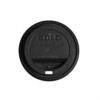 A Picture of product 120-263 SOLO® Cup Company Traveler® Drink-Thru Lid,  10-24oz Cups, Black, 100/Sleeve, 10 Sleeves/Carton