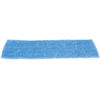 A Picture of product RCP-Q409BLU Rubbermaid® Commercial Economy Wet Mopping Pad,  Microfiber Flat Mop, 18", Blue