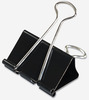 A Picture of product UNV-10210VP Universal® Binder Clips Clip Zip-Seal Bag Value Pack, Medium, Black/Silver, 36/Pack