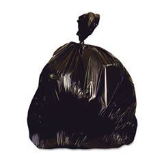 Can Liner. 38" x 58." Low Density Repro. 60 gal. 1.5 mil. Black. On roll. 100/cs.
