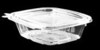 A Picture of product 329-527 ClearPac® SafeSeal™ Tamper-Resistant Container Combo with Flat Lid. 8 oz. Clear. 200 count.