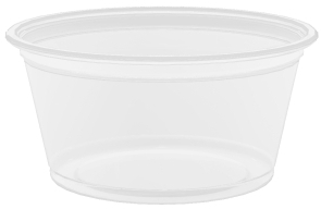 Conex® Complements Portion Cup. 2.00 oz. Clear. 125 Cups/Sleeve, 2,500/Case.