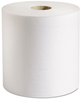Putney Hardwound Roll Paper Towels, 7 7/8 x 800 ft, White, 6 Rolls/Carton