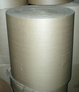 Corrugated Flex Wrap.  84" x 250 Feet.  B-Flute Singleface.