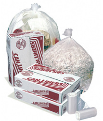 Can Liner. 30 x 37. 16 micron. Natural. 20 - 30 gallon. Star Seal Perforated Roll. 250/cs.