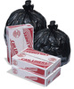 A Picture of product 860-449 Can Liner 33 x 40. 22 micron. Black. 33 gallon. Star Seal Perforated Roll. 200/cs.