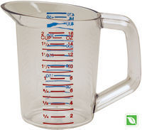 Rubbermaid® Commercial Bouncer® Measuring Cup, 16oz, Clear