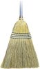 A Picture of product 501-303 Corn/Fiber Broom.  32 lb. Warehouse Heavy Duty.  4 Sew/Wire Band.  1-1/8" x 42" Handle.