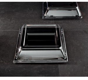 Yoshi Koyal Square Dome Lid for SP9. 9.5". Clear. 120/cs.