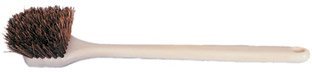 Utility Scrub Brush.  Palmyra.  20" Handle.  Ideal for tough industrial-strength dirt and grime.