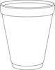 A Picture of product 107-421 Foam Cup.  12 oz.  Impulse Design.  25 Cups/Sleeve.
