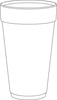 A Picture of product 107-424 Foam Cup.  20 oz.  Impulse Design.  25 Cups/Sleeve.