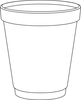 A Picture of product 107-429 Foam Cup.  8 oz.  Impulse Design.  25 Cups/Sleeve.