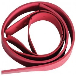 Speed Scrub Replacement Front Squeegee Blade. Red. 24." Oil resistant linatex. 600mm