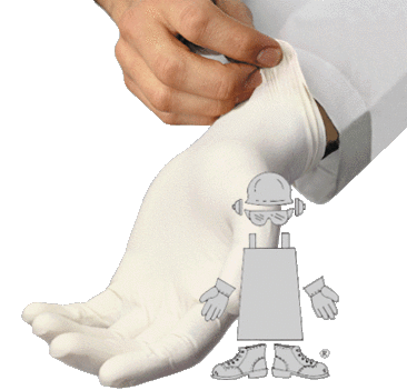 Gloves. Natural Latex, Powder-Free, Medical Grade, X-Large Size.  100 Gloves/Box, 10 Boxes/Case, 1,000 Gloves/Case.