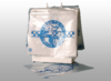 A Picture of product 321-405 Seal Top Saddle Pack Deli Bag, Printed "Fresh to Go" One Color, 10" x 8", 1.25 Mil, 1,000/Case