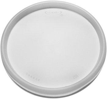 Non-Vented Lid.  Translucent.  Fits 32AJ20, SJ20, 12SJ20, 16MJ20, 5B20, 6B20, 8B20, 10B20 Containers.