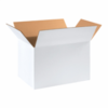 A Picture of product 967-317 Corrugated Boxes.  18" x 12" x 12".  White Color, 25/Bundle