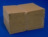 Corrugated Cardboard Sheet. 4 Feet x 8 Feet. C-Flute.